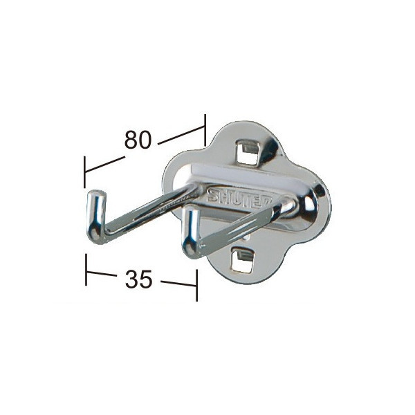 HK-2108 10個セット ダブルL字フック